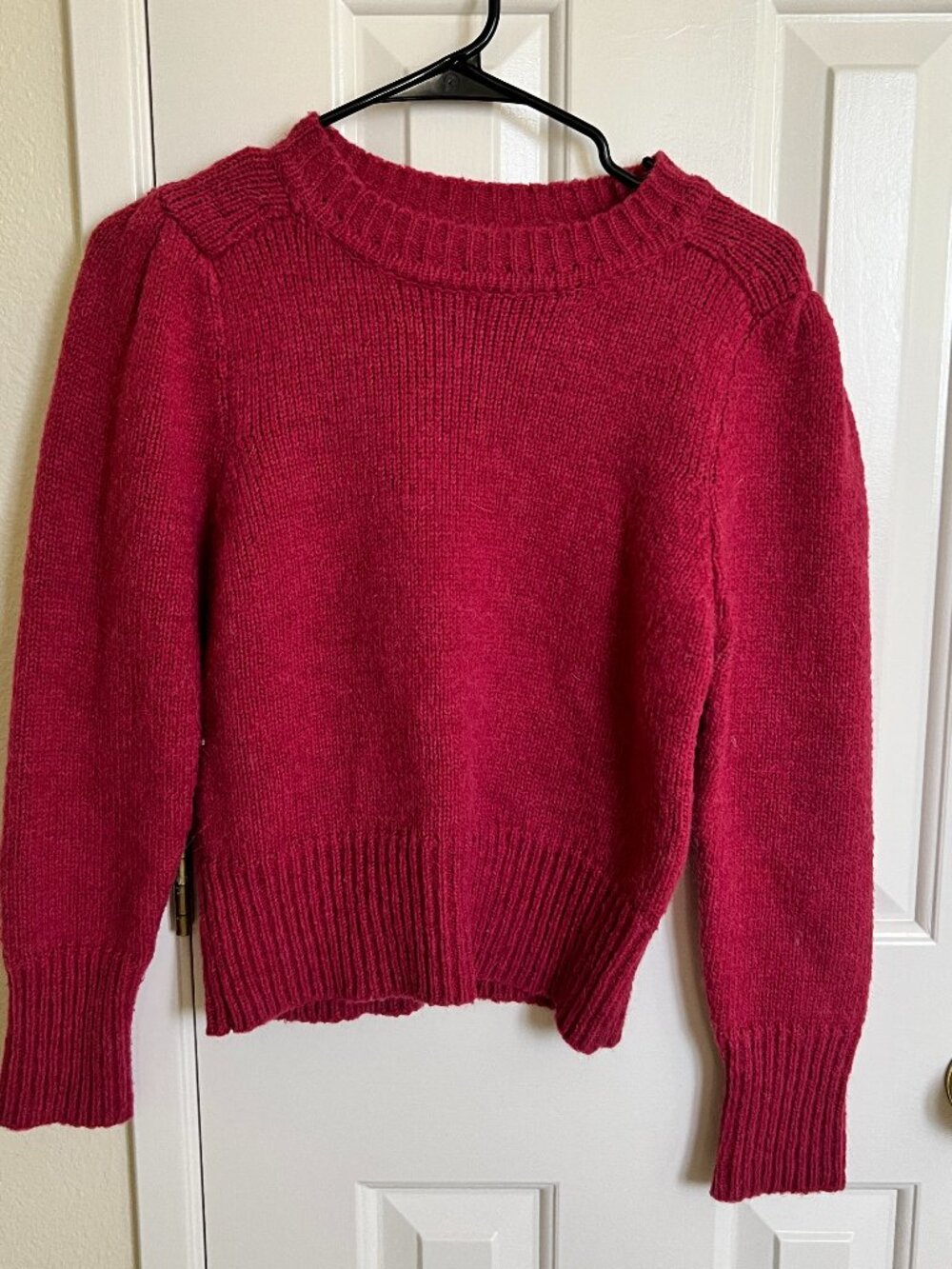 Women Dark Pink Sweater, Size XS